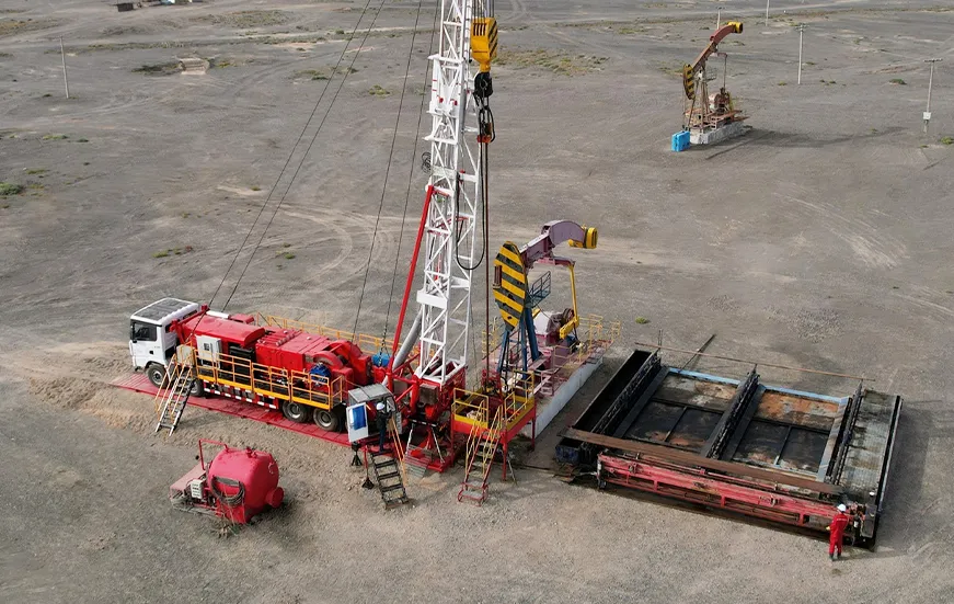 Complete set of automated well repair equipment