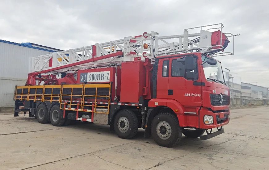 Electric drive well repair vehicle