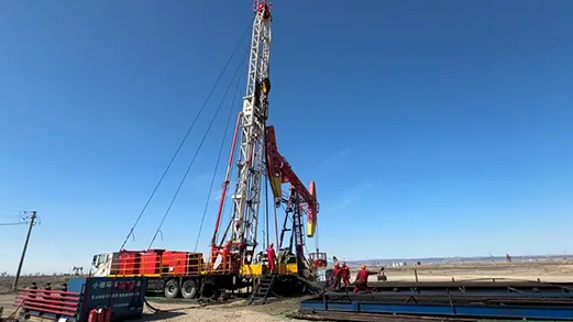 40-ton electric well repair machine was successfully applied, the era of electrification of well repair operations