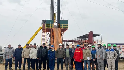 Jianye Energy Uzbek subsidiary won the first battle, and the first side drilling was successfully completed
